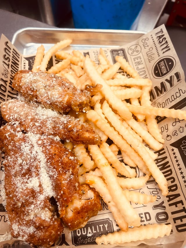 Chicken Tenders With Fries.