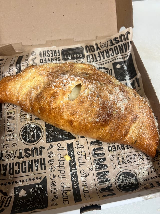 Cheese Calzone.