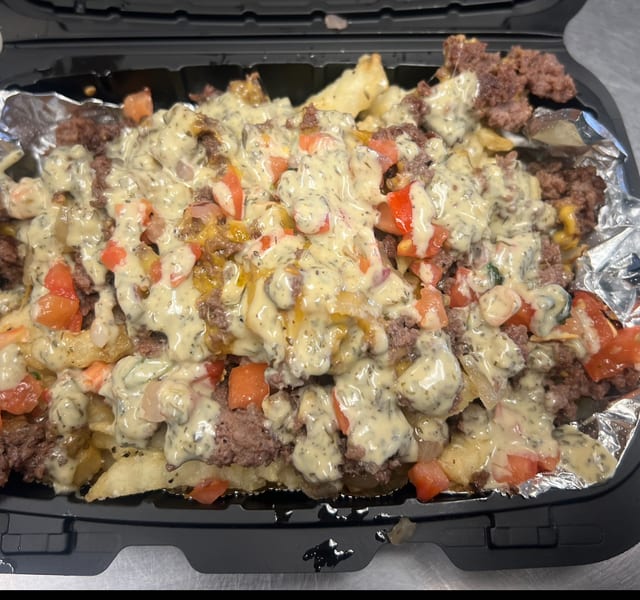 Chopped cheese Fries.